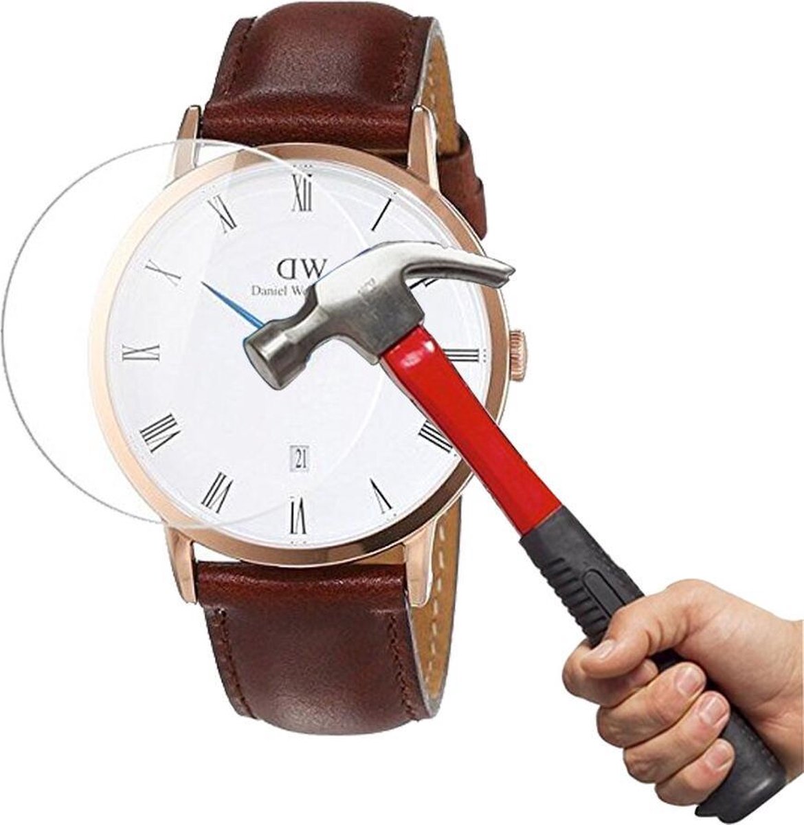 Tempered Glass Screenprotector Geschikt Voor Daniel Wellington Ø 40mm  Horloge - | bol.com