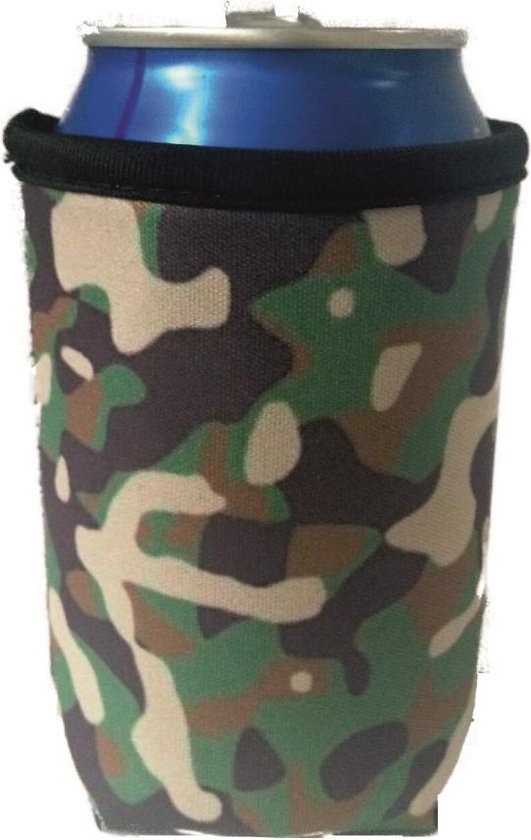 4 x Camouflage koelhoud blikjes hoes - bierblik hoesjes van AyeBar. — afbeelding 2