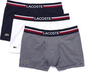 Lacoste Heren 3-pack Short - Navy/Wit/Rood - Maat L