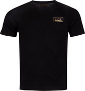 EA7 T-shirt - Mannen - zwart,goud