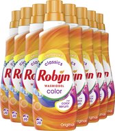 Robijn Klein & Krachtig Color Vloeibaar Wasmiddel - 8 x 20 wasbeurten - Voordeelverpakking