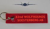 sleutelhanger 32nd TFS Wolfhounds Soesterberg AB CNA