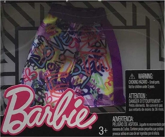 Barbie Clothes - Outfit - Jupe Graffiti | bol.com