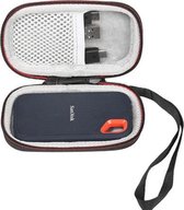 Hard Cover hoesje voor SanDisk Extreme Portable SSD V1 Externe Harde Schijf – Carry Case hoes – Opberghoes SanDisk V1 - Zwart