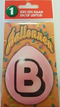 ballon letter B