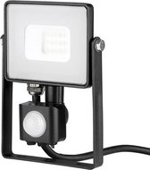 V-Tac 10W LED Bouwlamp met PIR sensor