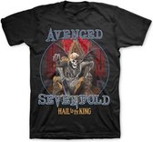Avenged Sevenfold Heren Tshirt -S- Deadly Rule Zwart