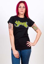 Ghost Dames Tshirt -L- Green/Grey Keyline Logo Zwart