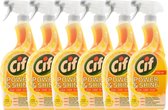 Cif Power & Shine Spray Keuken - Orange - 6 x 750 ml - Voordeelverpakking