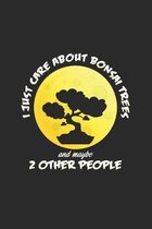 I just care about bonsai trees: 6x9 Bonsai Trees - grid - squared paper - notebook - notes