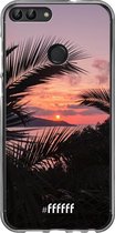 Huawei P Smart (2018) Hoesje Transparant TPU Case - Pretty Sunset #ffffff