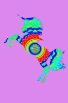 Random Rainbow Unicorn: Isometric Dot Journal