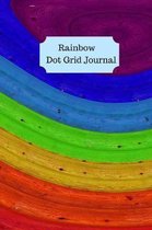 Rainbow Dot Grid Journal: Dotted pages for journaling sketching and Doodling, seamless pretty pineapple pattern. gift idea for men and women