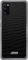 Samsung Galaxy A41 Hoesje Transparant TPU Case - Black Beach #ffffff