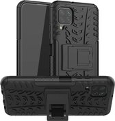 Hoesje geschikt voor Huawei P40 lite - Schokbestendige Back Cover - Zwart
