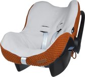 Baby's Only Baby autostoelhoes 0+ Flavor - Hoes voor autostoel groep 0+ - Geschikt voor Maxi-Cosi - Roest - Geschikt voor 3-puntsgordel