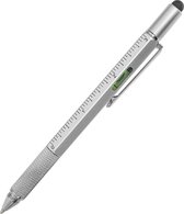 Balvi Multifunctionele Pen The Architect Aluminium Zilver