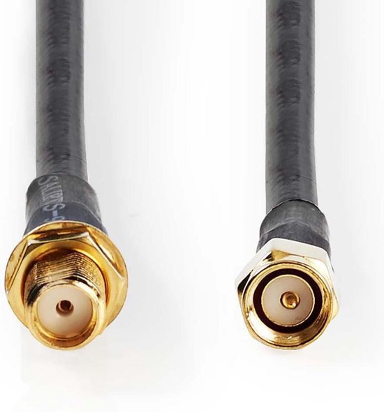 Nedis SMA (m) - SMA (v) kabel | RG174 | 50 Ohm | 5 meter Nedis SMA (m) - SMA (v) kabel | RG174 | 50 Ohm | 5 meter