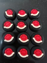 2x Thumb grips - Super Mario Koopa Troopa Rood - Nintendo Switch