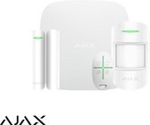 Ajax Hubkit, wit, GSM/LAN hub, PIR, deurcontact, afstandsbediening
