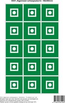 Pictogram sticker E031 Algemeen scheepsalarm - 50x50mm 15 stickers op 1 vel