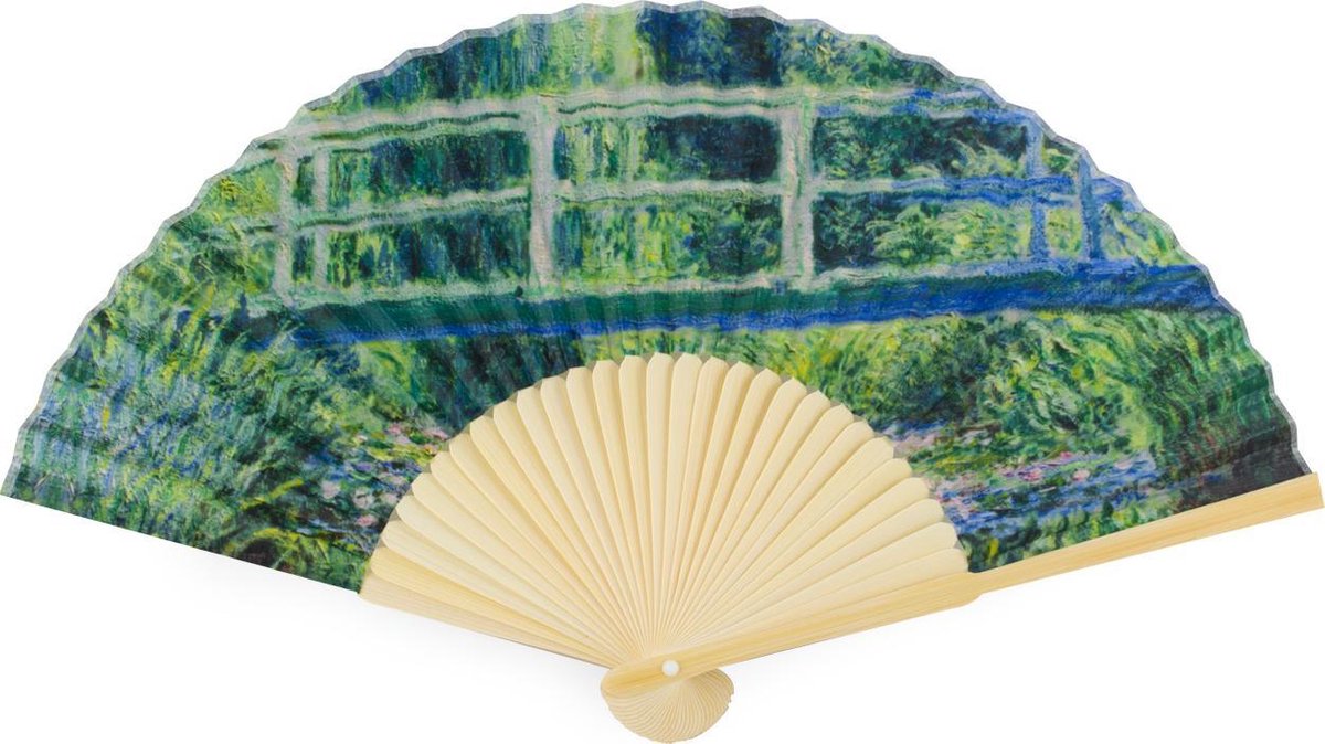 Lanzfeld - Waaier - Handwaaier - Bamboe - Monet - Japanse Brug