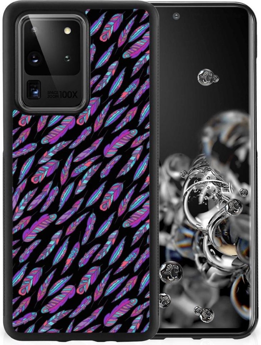 Samsung Galaxy S20 Ultra Bumper Case Feathers Color