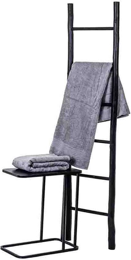 Bamboe sauna handdoek XXL grijs 200x90cm