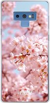 Samsung Galaxy Note 9 Hoesje Transparant TPU Case - Cherry Blossom #ffffff