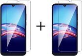 Motorola E6s screenprotector - 1+1 Combi Deal! - Tempered Glass Screen Protector