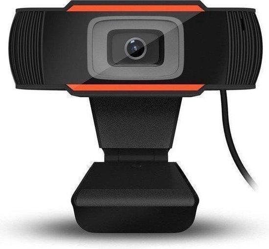 Webcam 1080p - USB Webcam met Microfoon - Webcam voor PC of Laptop - Draaibaar - Zwart - Geen software nodig