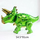 Folieballon van GROTE Dinosaurus (Triceratops) Groen (31256)