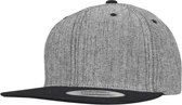 Flexfit - Melange Solid Snapback black melange/black one size Snapback Pet - Zwart