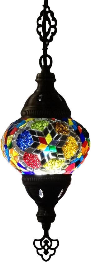 Oosterse mozaïek hanglamp (Turkse lamp) ø 13 cm