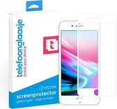 Telefoonglaasje Screenprotectors Geschikt voor iPhone 8 Plus - Volledig Dekkend - Gehard Glas Screenprotector Geschikt voor iPhone 8 Plus - Beschermglas van rand tot rand
