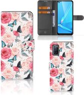Smartphone Hoesje OPPO A72 | OPPO A52 Flipcase Cadeautjes voor Moederdag Butterfly Roses