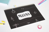 MiLuna Familieplanner 2021 - Maandplanner - Maandkalender - Bureauplanner