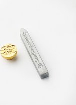 Wax seal | zegel set | with love | met zilvere wax