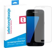 Telefoonglaasje Screenprotector - Geschikt voor Samsung Galaxy S7 - Volledig Dekkend - Gehard Glas - Beschermglas