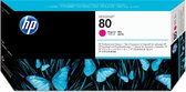 HP 80 Inktcartridge en Cleaner - Magenta