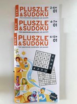Bundel 3 Puzzelboeken Pluszle & Sudoku, 2-6*, 4-7*, 6-12* editie 1