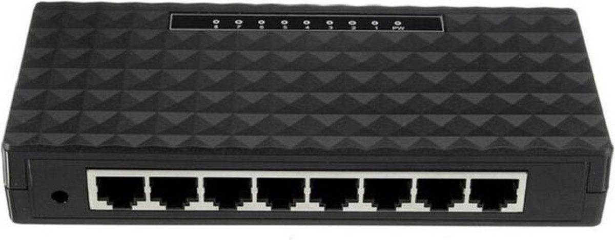 Netwerk Switch 10/100/1000 Mbps Gigabit 8 ports unmanaged