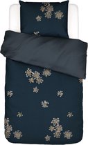 Essenza Lauren Dekbedovertrek Katoensatijn Indigo blauw - Eenpersoons – 140x200/220 cm