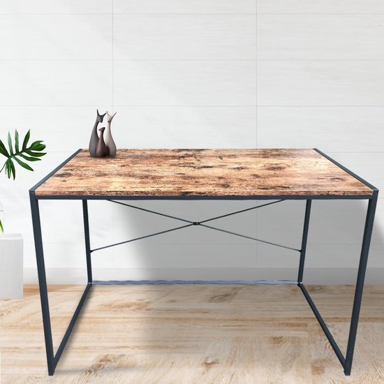 Sogesfurniture Klaptafel Bureau 100x60cm Wit - Opklapbare Computertafel En Conferentietafel