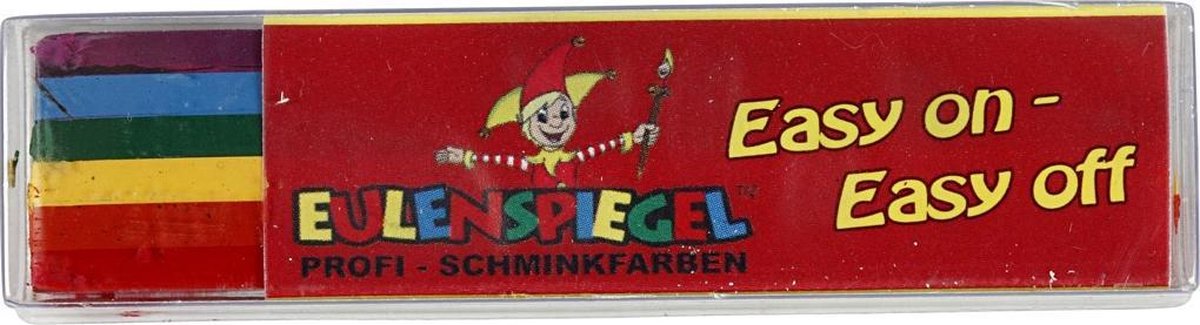Schmink l: 6 5 cm dikte 10x15 mm kleuren assorti 1stuk