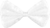 Witte Strik Glitter