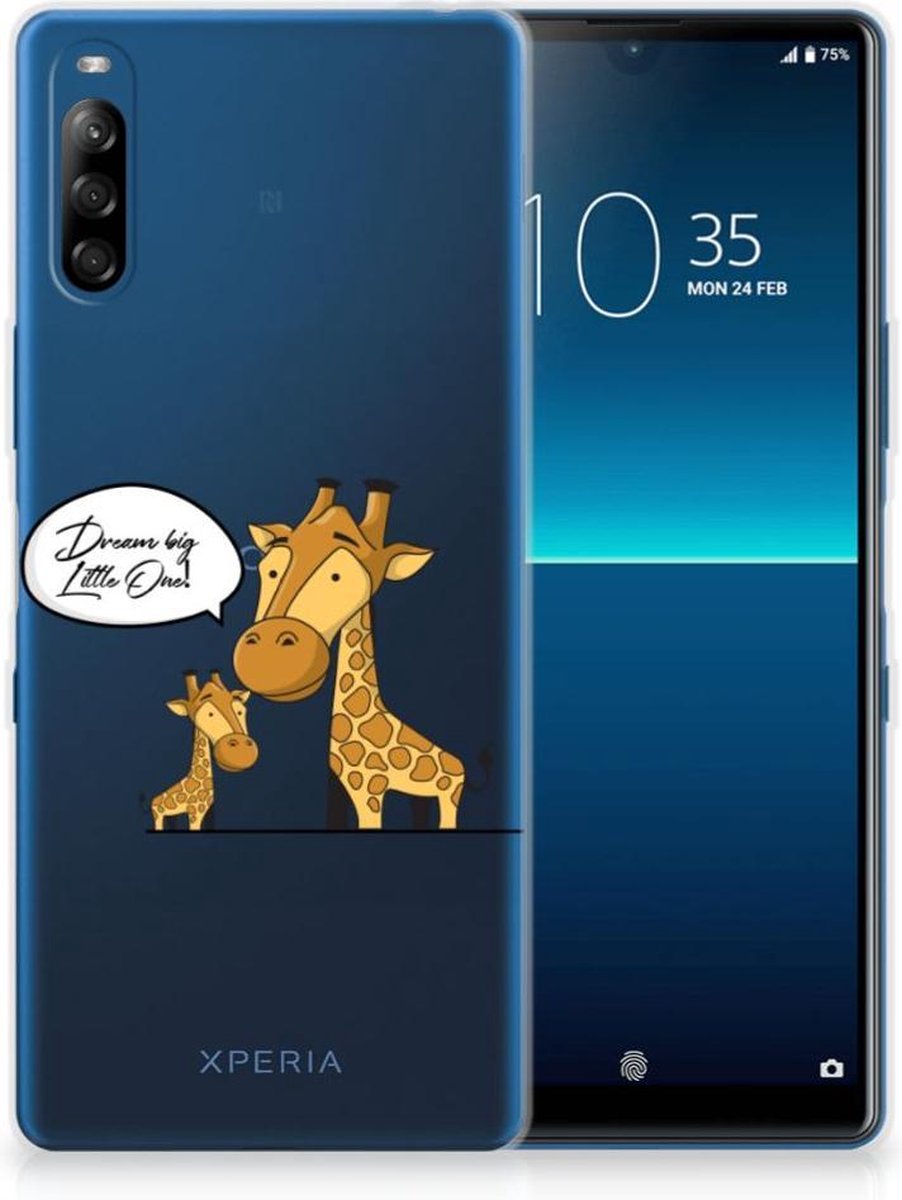 Sony Xperia L4 Telefoonhoesje met Naam Giraffe
