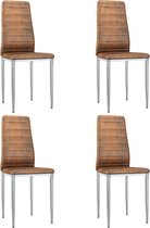 Eetkamerstoelen set 4 stuks  (Incl LW anti kras viltjes) - Eetkamer stoelen - Extra stoelen voor huiskamer - Dineerstoelen – Tafelstoelen