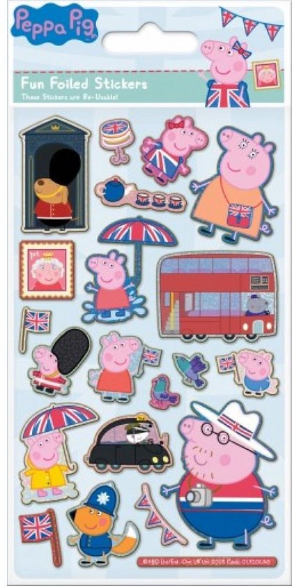 Peppa Pig herbruikbare stickers 3+