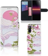 Smartphone Hoesje Sony Xperia L4 Book Style Case Bird Standing